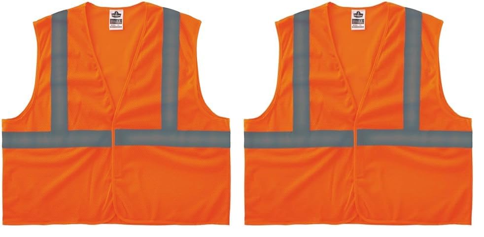 Ergodyne GloWear 8205HL Type R Class 2 Super Econo Mesh Safety Vest