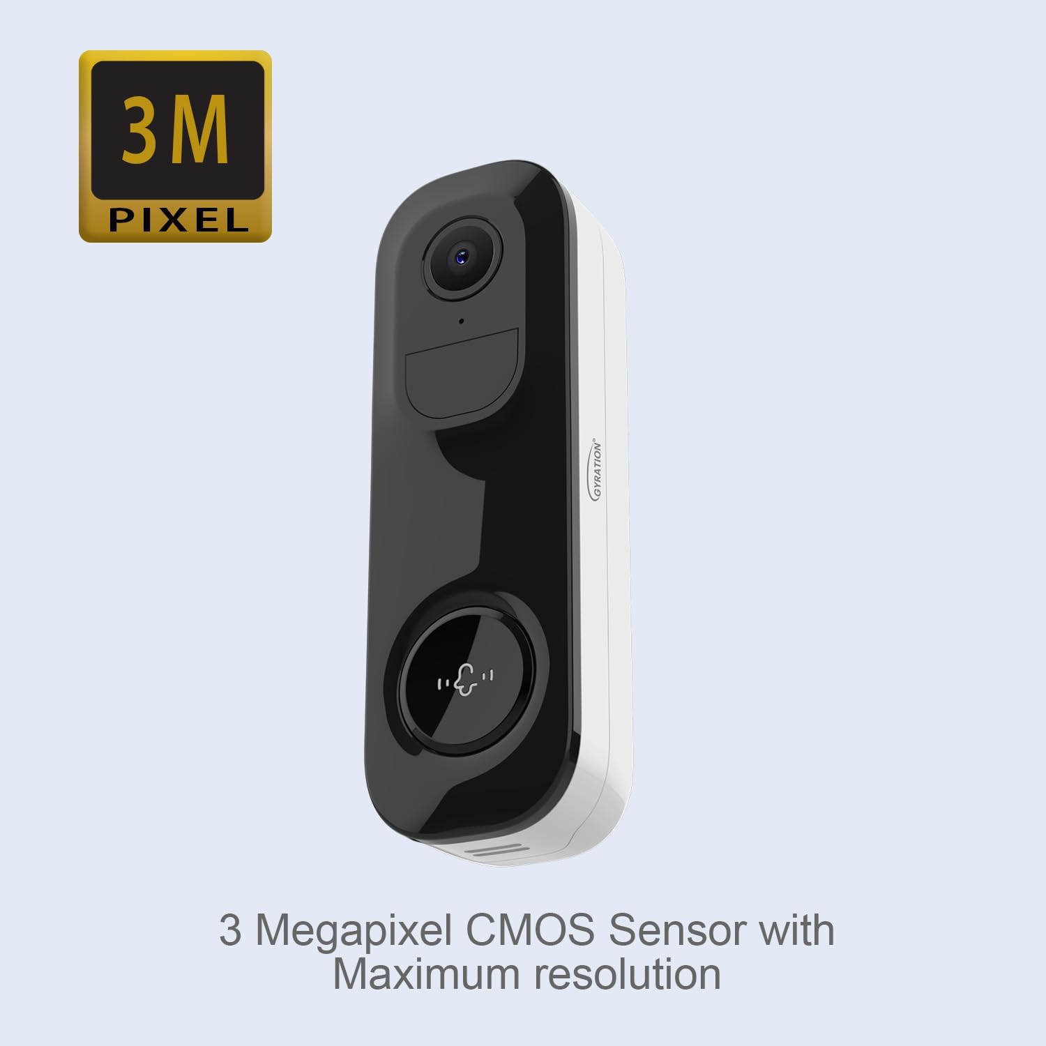 Gyration Cyberview Cyberview 3000 3 Megapixel Indoor Network Camera - Color - White - Infrared Night Vision - CYBERVIEW3000