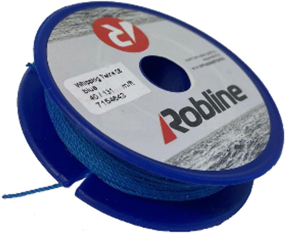 Robline Waxed Whipping Twine - 0.8mm x 40M - Blue