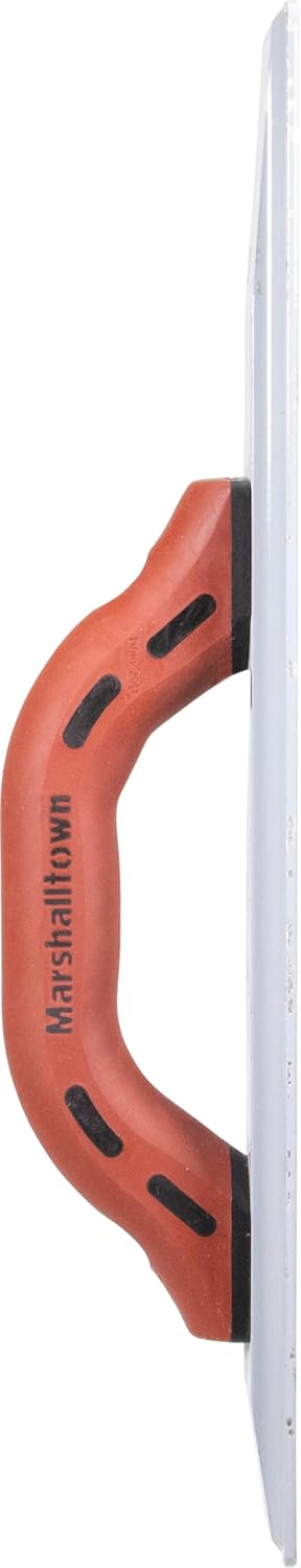 MARSHALLTOWN 16 Inch Beveled End Magnesium Hand Float, Concrete, DuraSoft Handle, Cast Magnesium Blade, Made in the USA, 145D