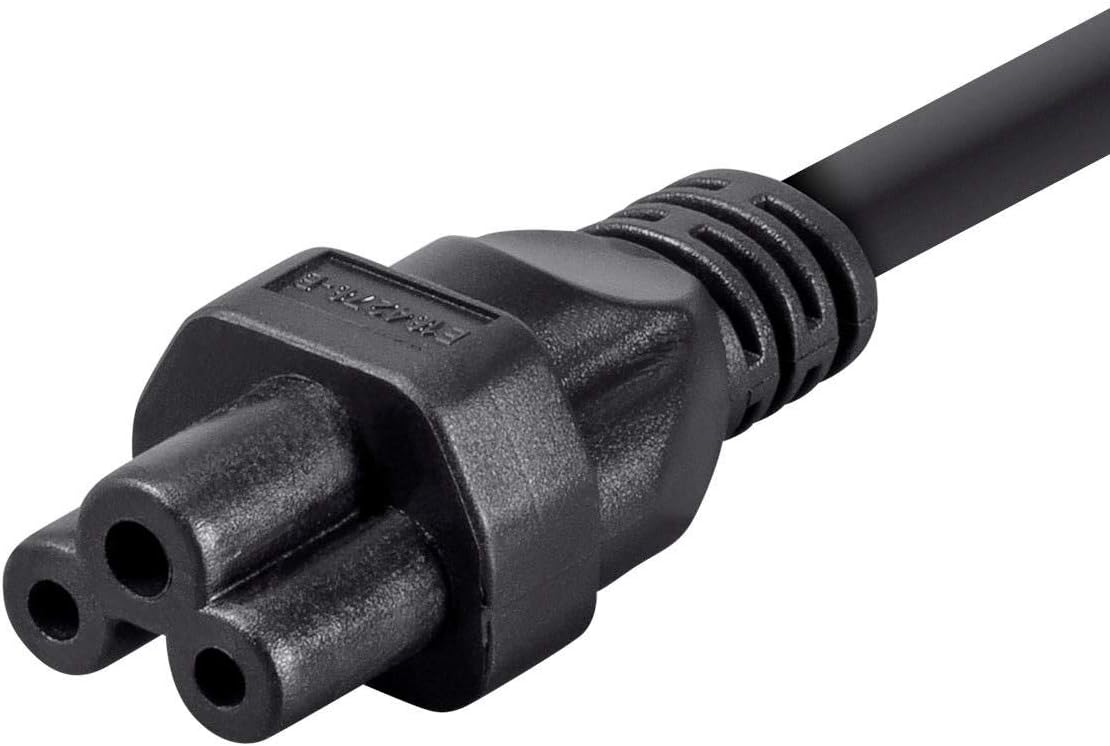 MONOPRICE Power Cord - NEMA 5-15P to IEC-320-C5, 18AWG SVT, 3-Prong
