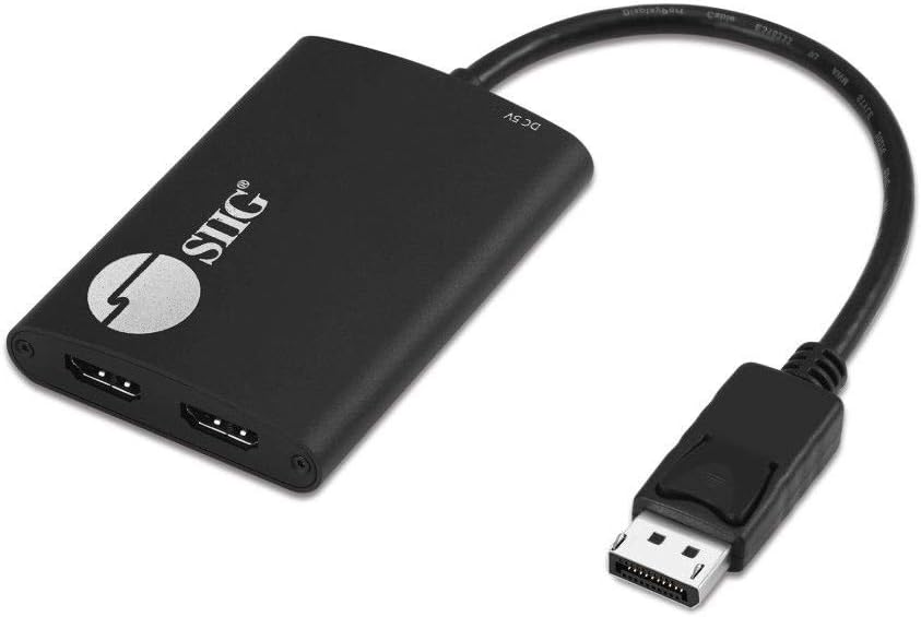 SIIG DisplayPort MST Hub Splitter (Multi-Stream Transport)