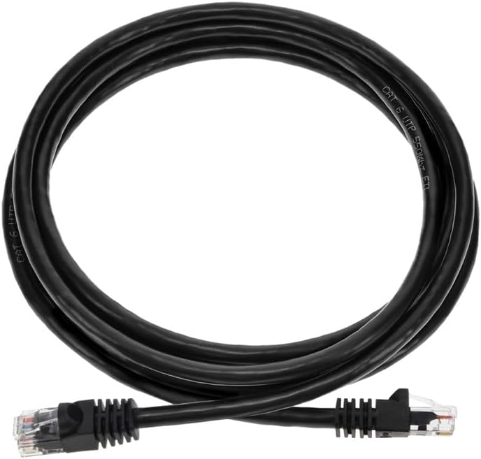 Monoprice Cat6 24AWG UTP Ethernet Patch Cable - Snagless RJ45, 550MHz, Pure Bare Copper