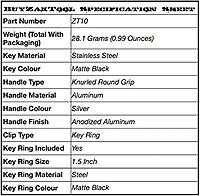 ZAK Tool Aluminum Swivel Handcuff Key