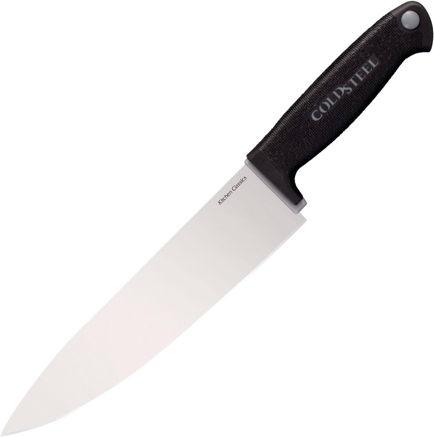 Cold Steel Kitchen Classics Series Chef's Knife | German 4116 Stainless Cryo Quenched Fixed Blade Drop Point Knife | Overall