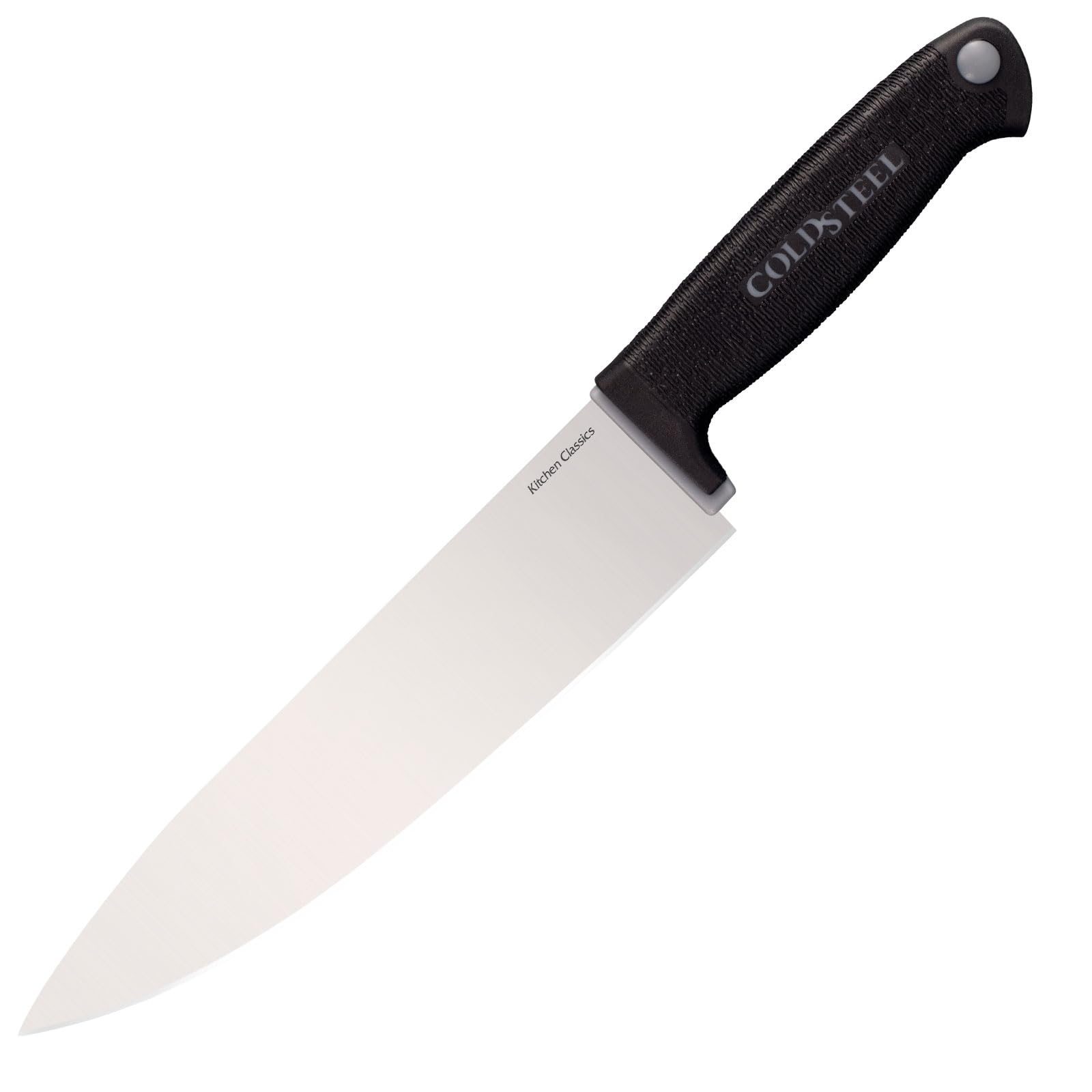 Cold Steel Kitchen Classics Series Chef's Knife | German 4116 Stainless Cryo Quenched Fixed Blade Drop Point Knife | Overall