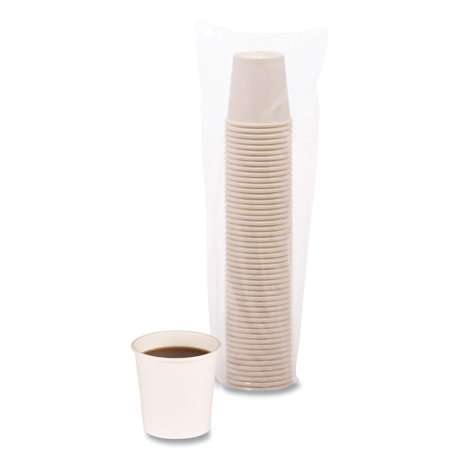 Boardwalk Paper Hot Cups, 4 oz, White, 1000/Carton