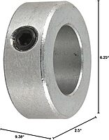 Klein Tools 5459SLVR Connecting Bar Holder with Lock Collar, Made in USA Holder Bar Holder & Lock Collar