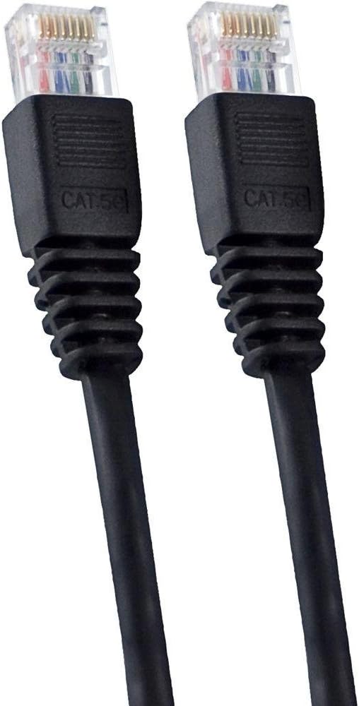 Tripp Lite Cat5e 350MHz Snagless Molded Patch Cable (RJ45 M/M) - Black, 10-ft.(N001-010-BK)