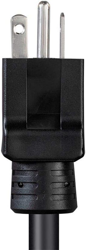 Monoprice Heavy Duty Power Cord - NEMA 5-20P to IEC 60320 C19, 20 Amp, 6ft