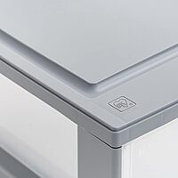 IRIS USA 5-Pack Stackable Storage Drawers, Gray, 13.13 x 8.50 x 5.38 in