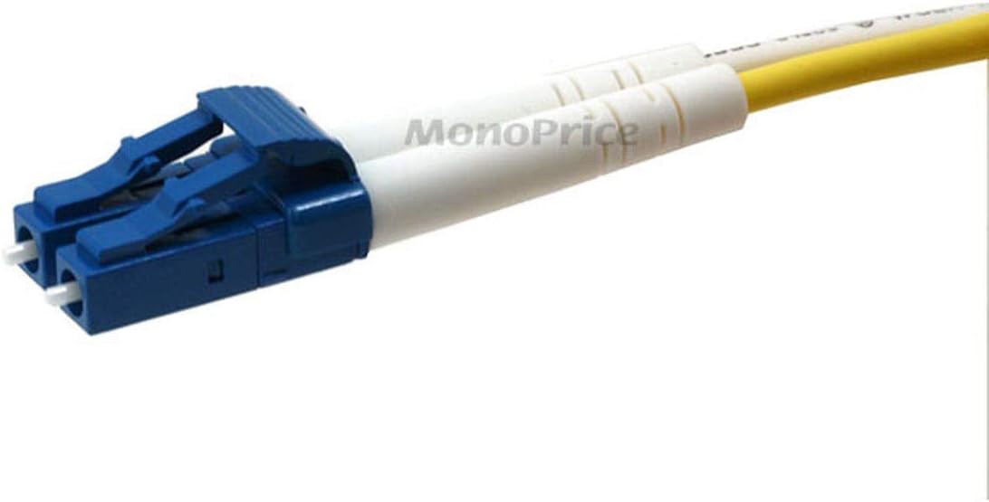 Monoprice Fiber Optic Cable, LC/LC, Single Mode, Duplex (9/125 Type) - Yellow