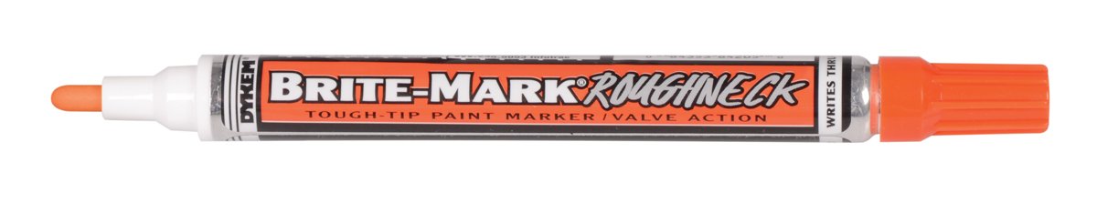 Dykem Paint Marker, Orange 84205-1 Each