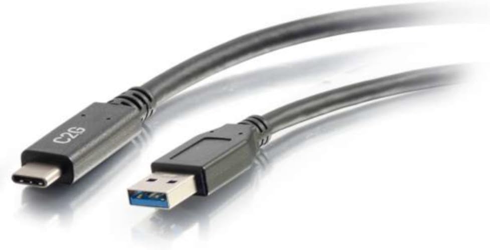 C2G 3ft USB to USB C Cable – 3.0 USB Type C Charger Cable works with Apple iPhone 15/15 Pro, Samsung