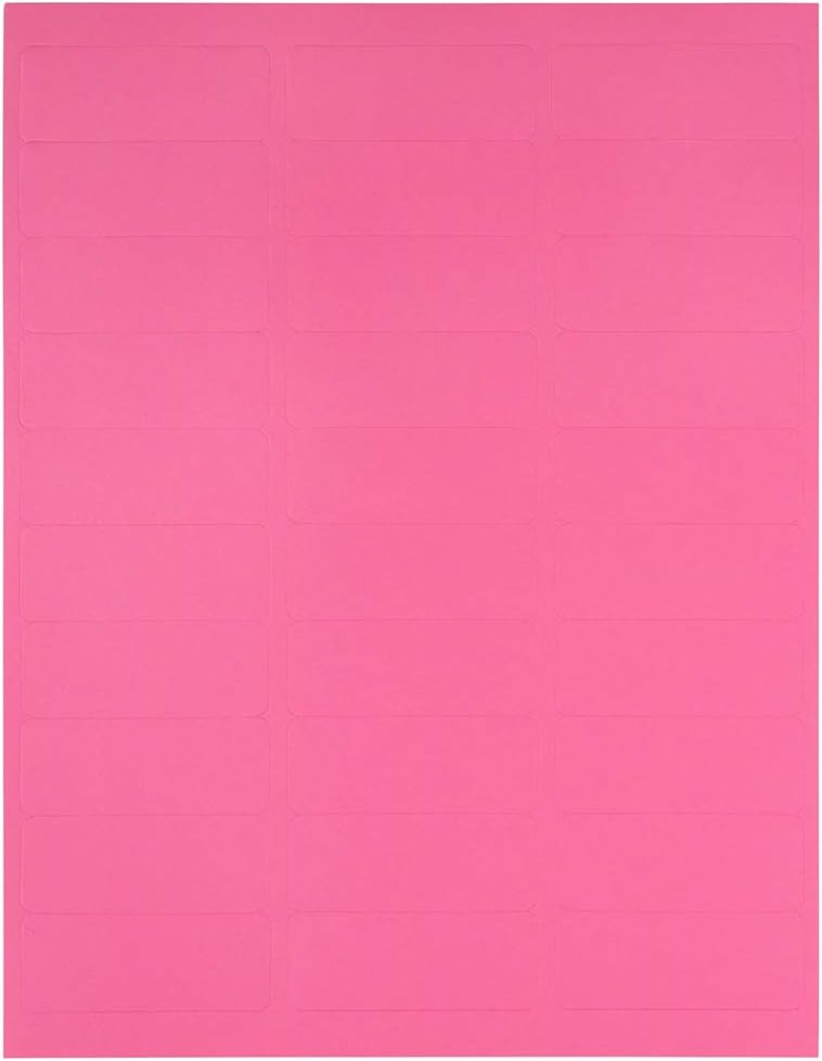 JAM PAPER Mailing Address Labels - Self-Adhesive Rectangular