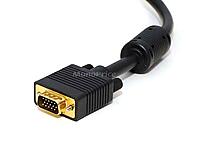 MONOPRICE Super VGA (SVGA) Monitor Cable - DE-15 Male to Male, Gold-Plated with Ferrites