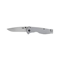 SOG Flash FL Folding Knife | Reversible Daily-Carry Pocket Clip and Frame Lock, Quick Opening, Stainless Steel Handle