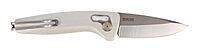 SOG ONE ZERO AU / 3.1" DROP POINT BLADE/BOX/SILVER + CHROME