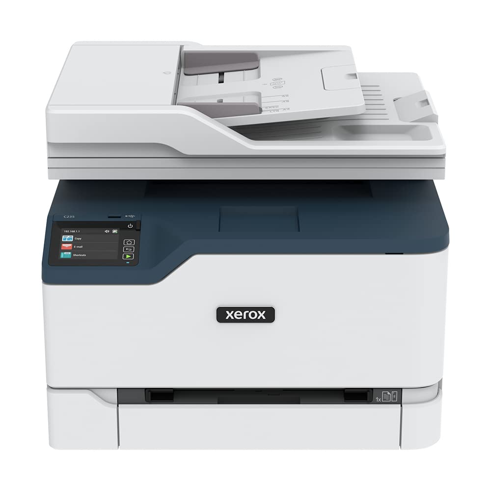 Xerox C235DNI Color All-In-One, Laser, Wireless, ADF, Letter, Print, Scan, Copy, Fax, Energy Star Certified