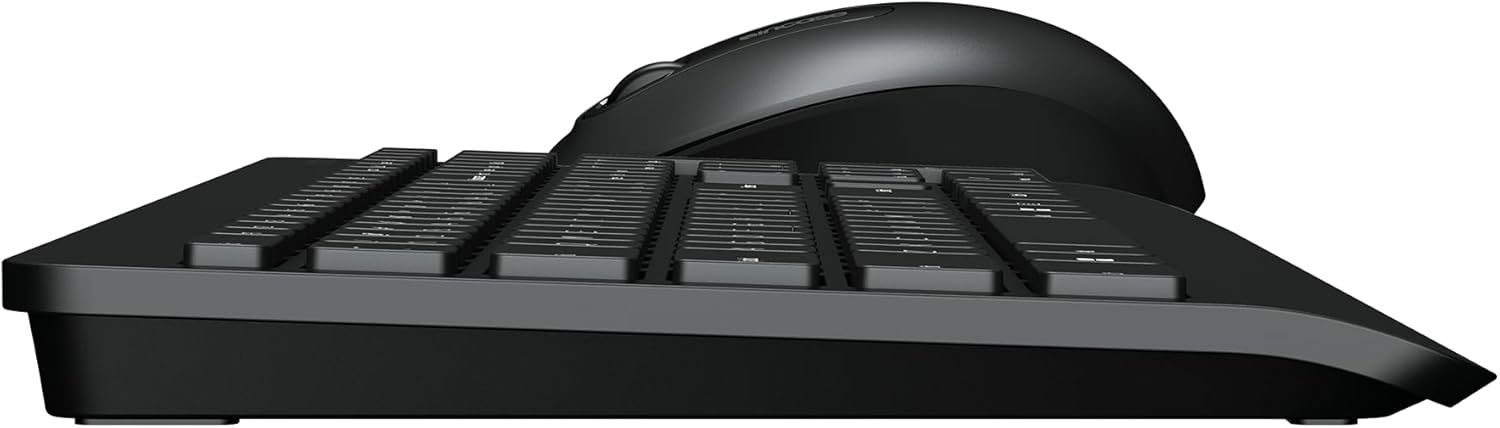 Incase Wireless Desktop 900 Keyboard and Mouse Combo - Designed by Microsoft – Quiet Touch Keys, Ambidextrous Design