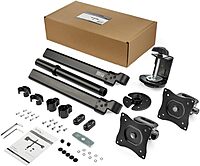 StarTech.com Desk-Mount Dual Monitor Arm - Supports 13''–27'', Low-Profile Clamp/Grommet Mount (ARMBARDUOG)