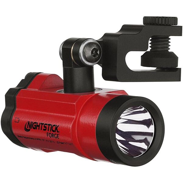 Nightstick XPP-5465R Forge™ Intrinsically Safe Helmet-Mounted Multi-Function Flashlight, Red