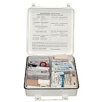 Pac-Kit First Aid Only 6088 165 Piece #50 ANSI First Aid Kit, Weatherproof Plastic Case
