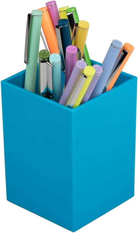JAM PAPER Plastic Pen Holder - Desktop Pencil Cup