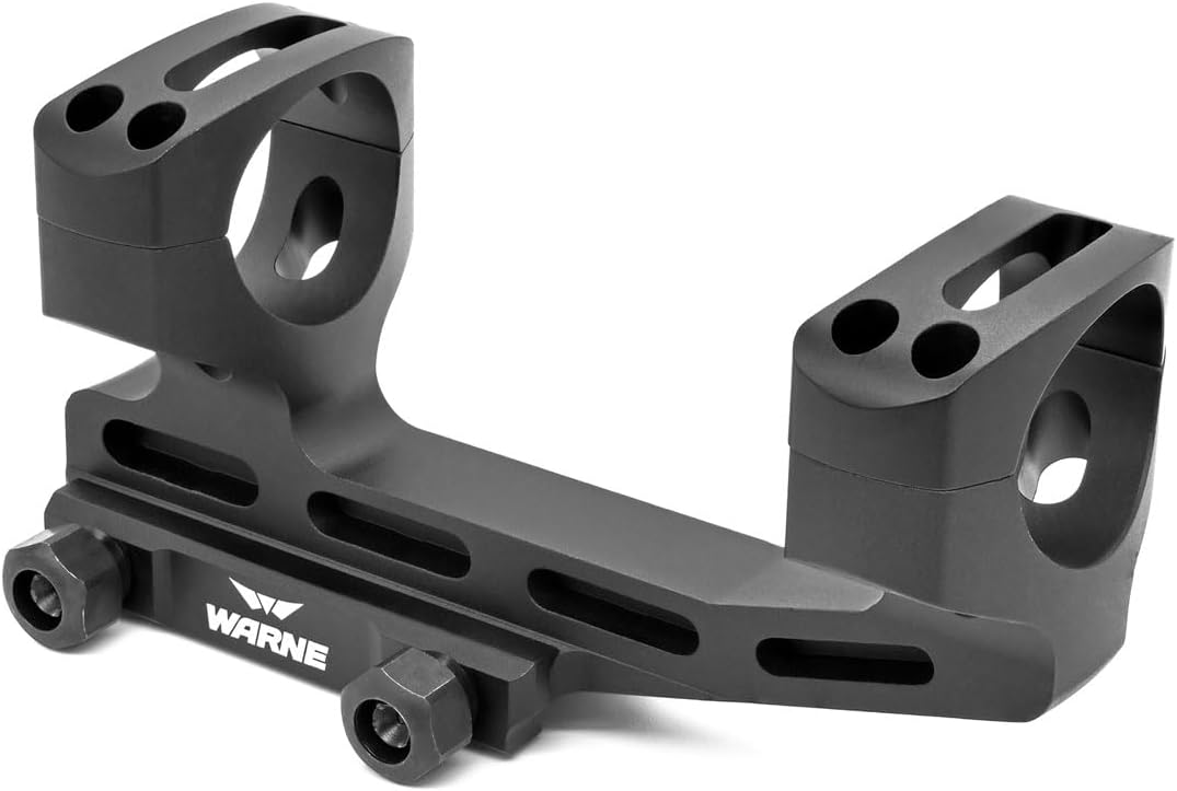 WARNE SHXSKEL34TW 1.9 inch Super High, 34mm MSR Mount, 6061/T6 Aluminum, Steel Threaded Inserts, Black