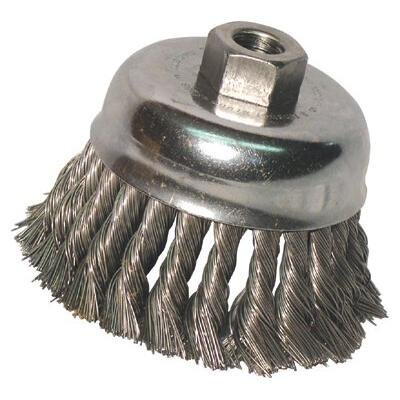 Knot Cup Brushes - 2-3/4" Knot Cup Brush .014 5/8-11