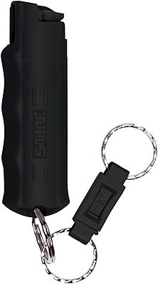 SABRE RED Hardcase Pepper Spray Keychain with Quick Release