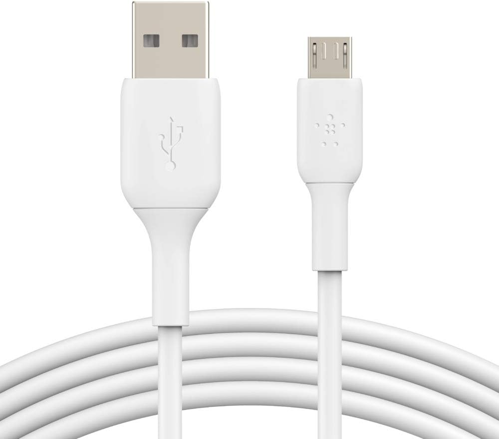 Belkin CAB005bt1MWH 3.3-Foot BOOSTCHARGE USB-A to Micro-B (White)