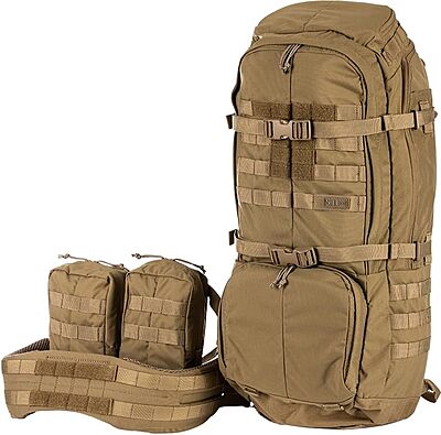 5.11 Tactical Unisex Rush 100 Backpack, 60L Convertible (Style 56555ABR)