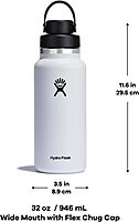 Hydro Flask Insulated Stainless Steel Wide Mouth Bottle with Flex Chug Cap