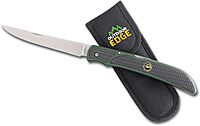 OUTDOOR EDGE Fish & Bone Folding Fillet Knife with 5.0" 440A Stainless Blade - Pocket Clip