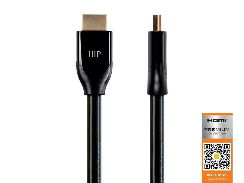 Monoprice Certified Premium High Speed HDMI Cable - 4K60Hz 18Gbps HDR
