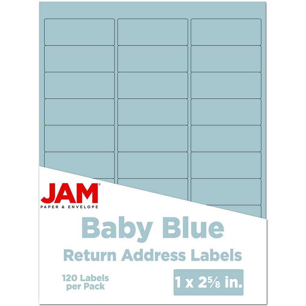 JAM PAPER Mailing Address Labels - Self-Adhesive Rectangular