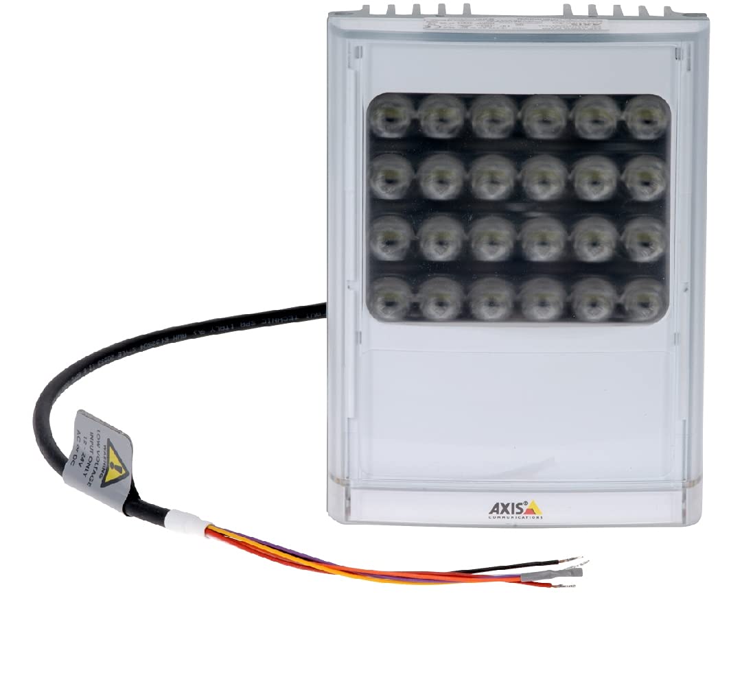 Axis Communications White LED Illuminator - Ceiling mountable, Pole mountable, Wall mountable - 12-24 V - Indoor