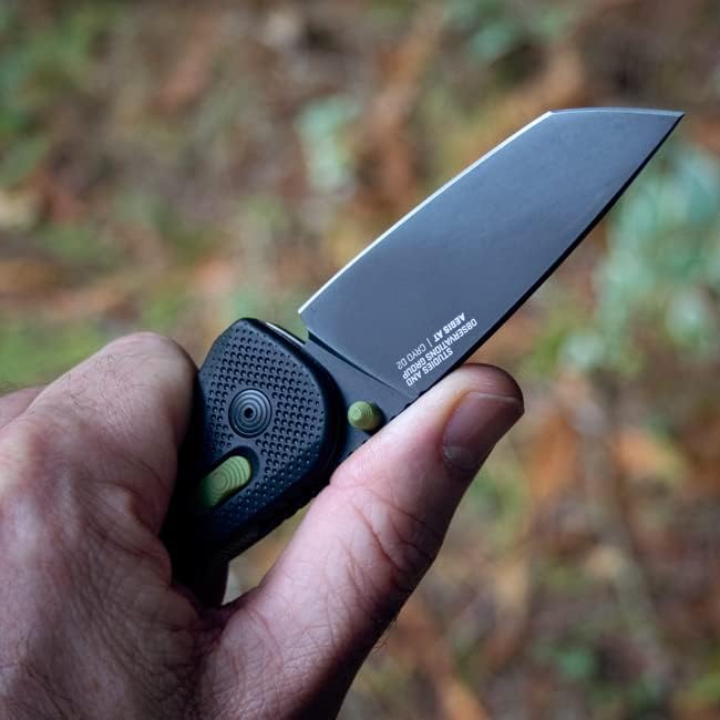 SOG Aegis AT Tanto Assisted Folding Knife, Ambidextrous AT-XR Lock, Heat-Treated D2 Blade, Ergonomic Handle