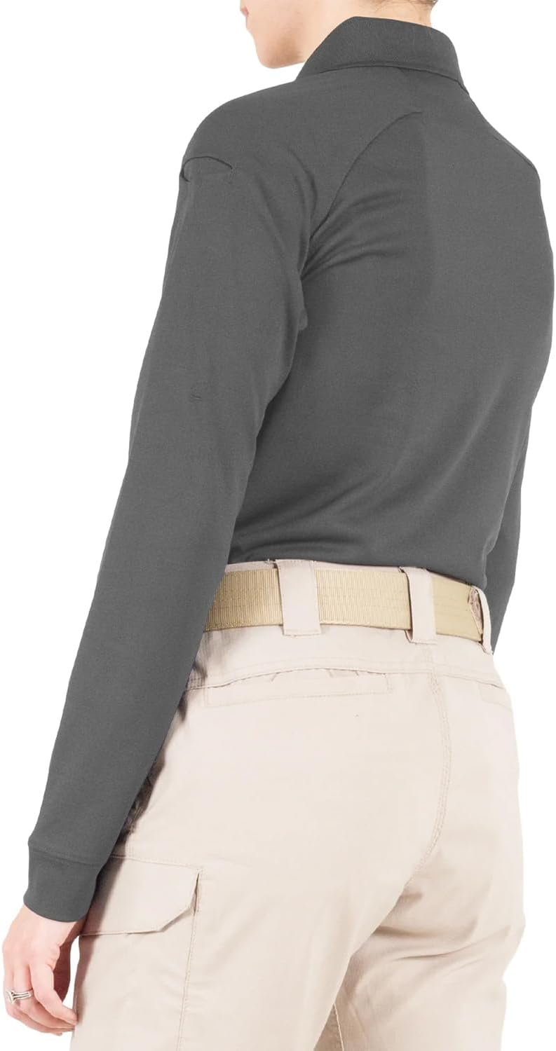 First Tactical Women's Performance Long Sleeve Polo
