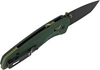 SOG Aegis AT Tanto Assisted Folding Knife, Ambidextrous AT-XR Lock, Heat-Treated D2 Blade, Ergonomic Handle