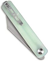 SENCUT Bronte Folding Pocket Knife with Front Flipper, 3.38 Inch 9Cr18MoV Reverse Tanto Blade