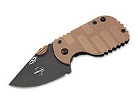 Boker Plus Subcom 2.0 Coyote - 1.69" D2 Steel Blade with Milled Coyote Zytel Handle, Designed by Chad Los Banos - 01BO529