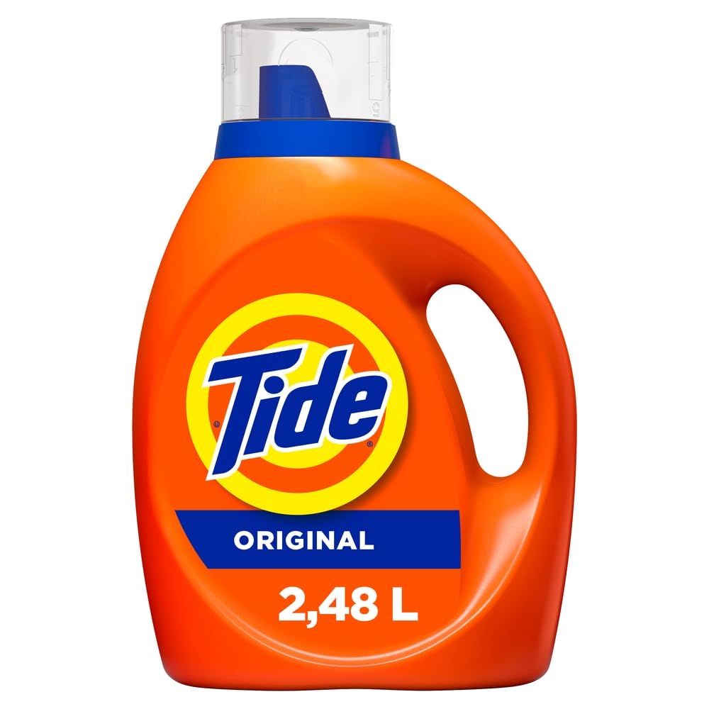 Tide Laundry Detergent Liquid, Original Scent, 64 Loads, 84 FL OZ, Works on 100% of Common Stains, Laundry Soap