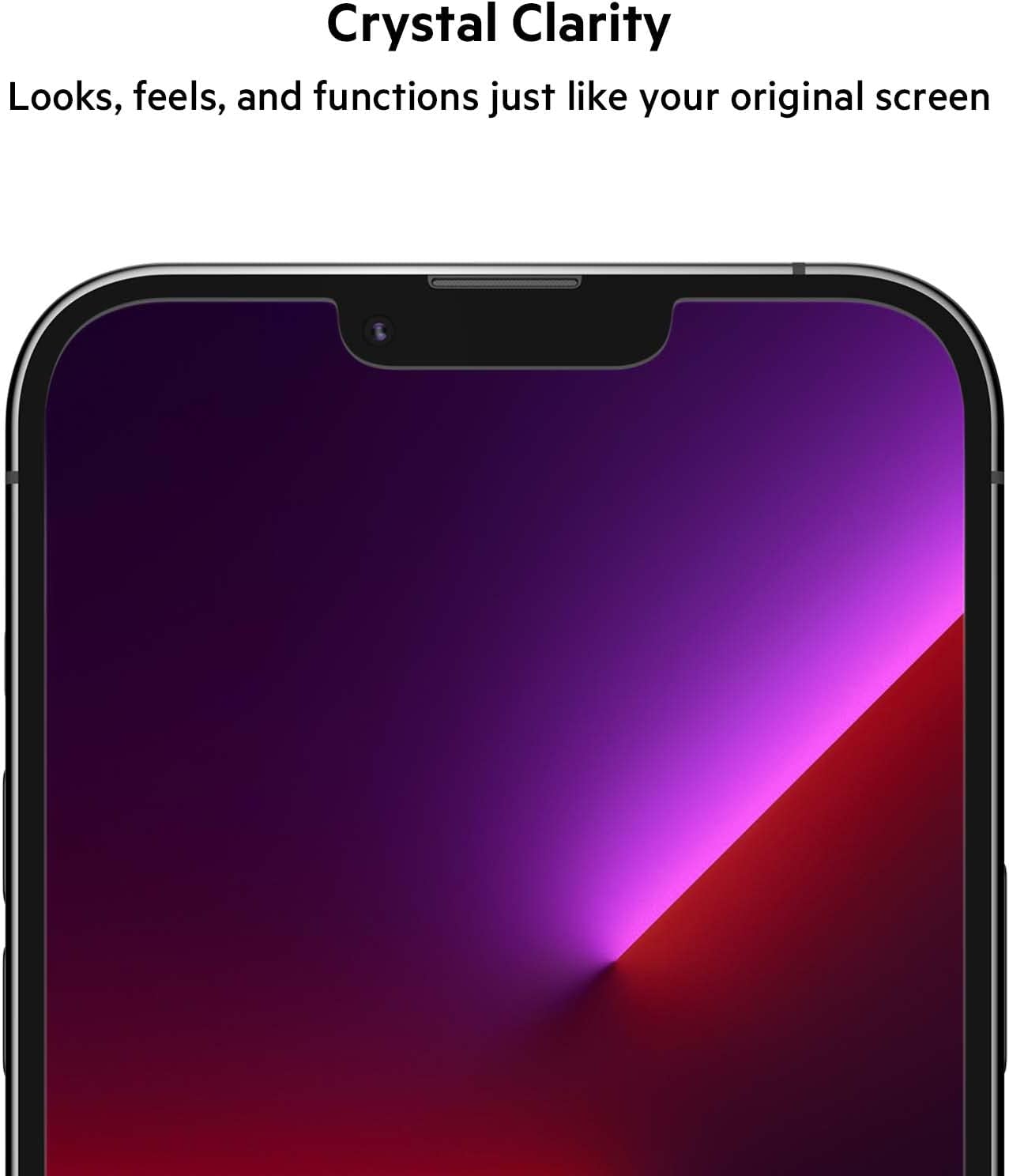 Belkin Tempered Glass Screen Protector for iPhone - Easy Align Tray