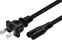 Monoprice Figure-8 (IEC C7 / IEC-320-C7) Non-Polarized Power Cord 18AWG SPT-2 Black