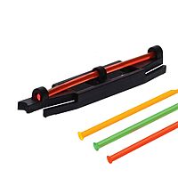 TruGlo Glo Dot Xtreme Universal Front Fiber Shotgun Sight with Multiple Color Fibers Fits All Ventilated Ribs