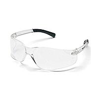 MCR Safety BearKat BK210 Polycarbonate Safety Glasses, ANSI Z87.1, Clear Duramass Coated Lens with Soft Non-Slip Temples