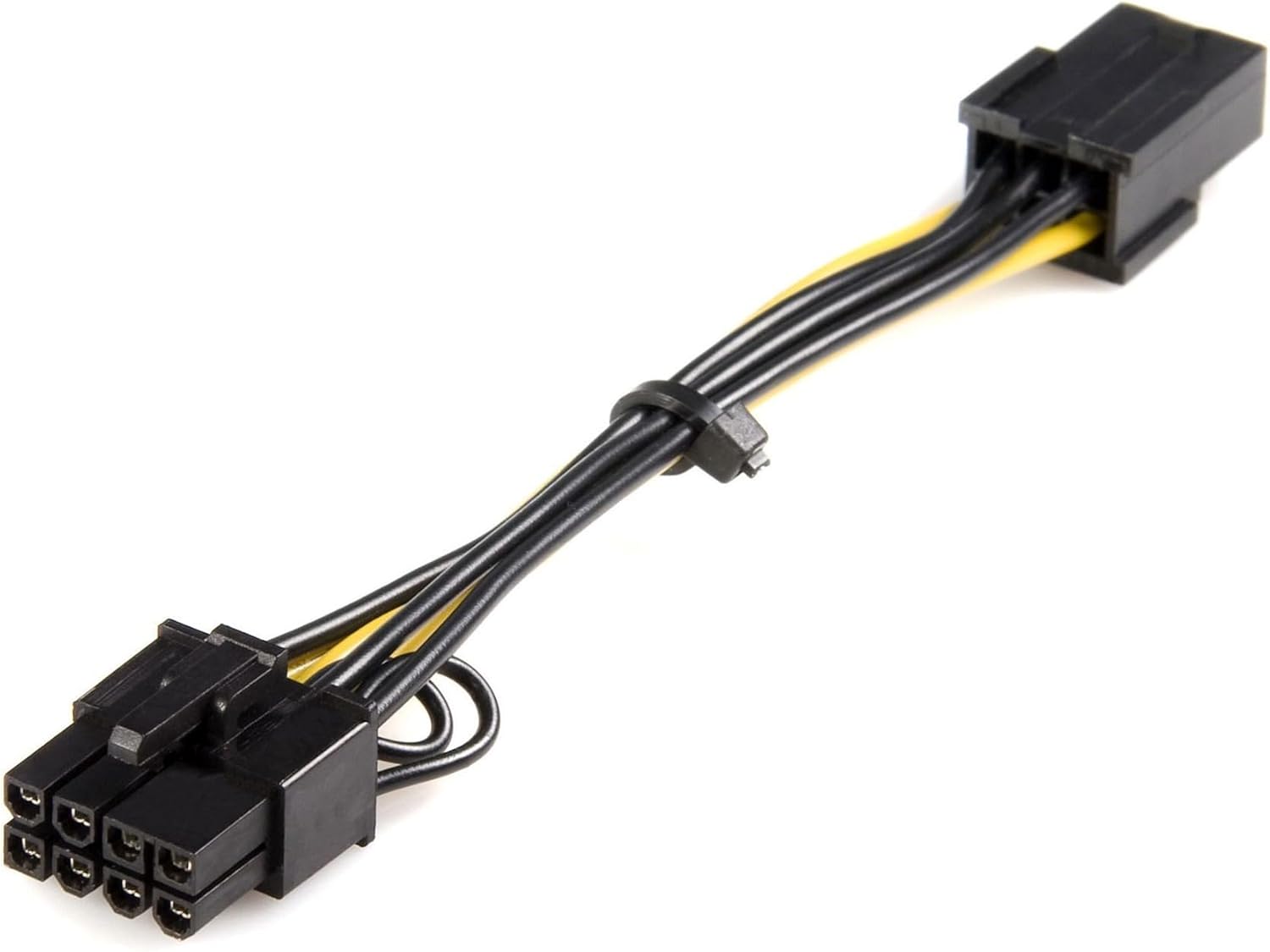 StarTech.com PCI Express 6 pin to 8 pin Power Adapter Cable - Power cable - 6 pin PCIe power (F) to 8 pin PCIe power (M)