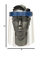 Jackson Safety MFS-320 Series Face Shield Mask Kit for Medical Protection, Healthcare Workers, Reusable, Adjustable